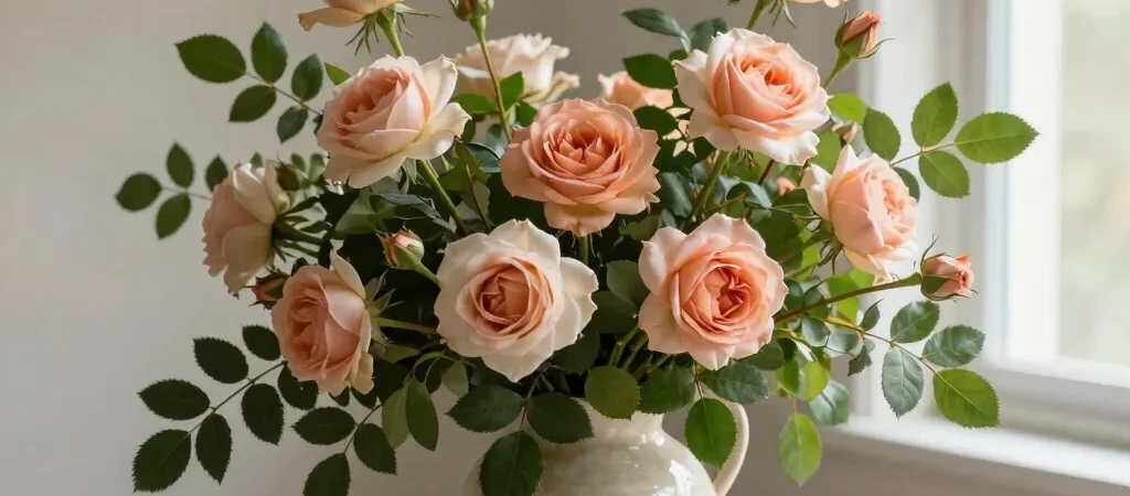 Designing Garden-Gathered Centerpieces with Asymmetrical Stem Motion